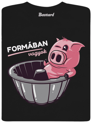 Formában gyerek póló Black