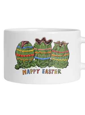 Happy easter macaron bögre White