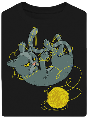 Morcos kandúr unisex túlméretezett póló Black