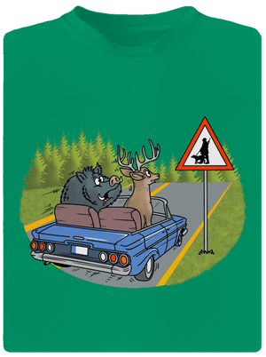 Vadász gyerek sport póló Kelly Green Mal