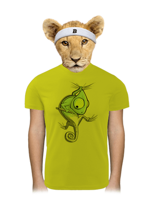 Hibajavító gyerek sport póló Neon Yellow