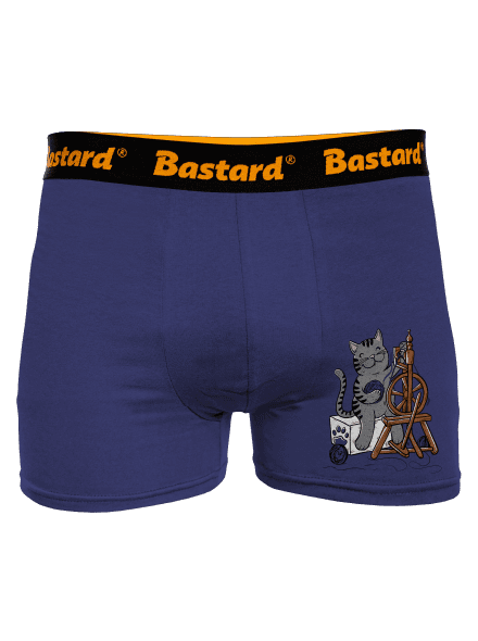 Dorombol a macska boxeralsó Blue Navy