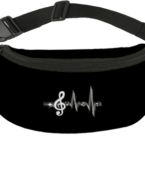 A zene az életem övtáska Black