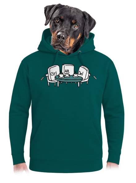 Elválaszthatatlan haverok unisex prémium pulóver Emerald Green