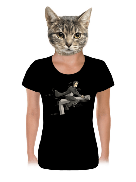 Harry az imbuszon női póló Black