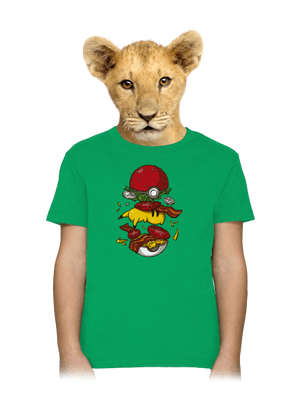 Pokémon burger gyerek póló Kelly Green