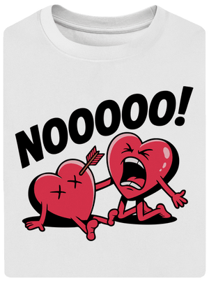 Egy ütés a szívbe unisex túlméretezett póló White