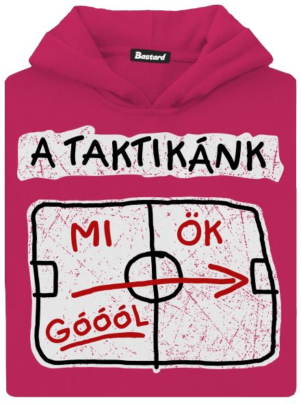 A taktikánk gyerek kenguruzsebes pulóver Hot Pink