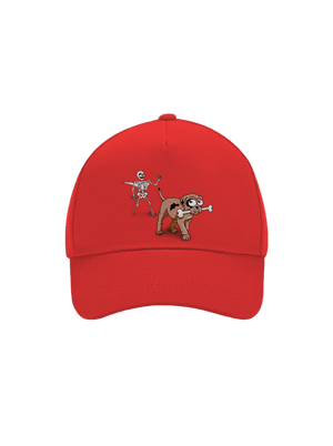 Csontváz baseballsapka Classic Red