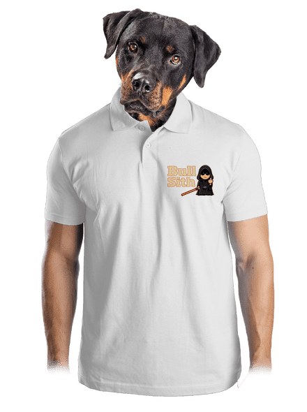 Bull sith férfi pólóingek White