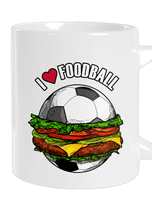 Foodball nagy bögre White