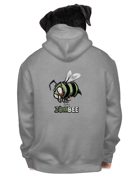 ZomBee cipzáras férfi pulóver Light Melange