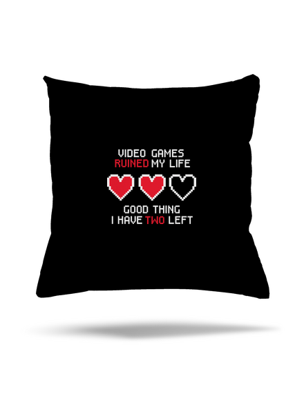 Video games párna Black