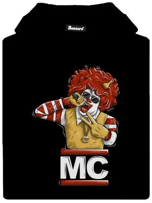 MC gyerek kenguruzsebes pulóver Black