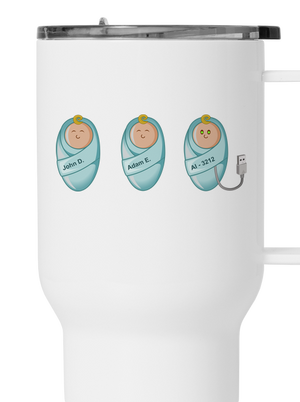 AI baby termosz bögre White