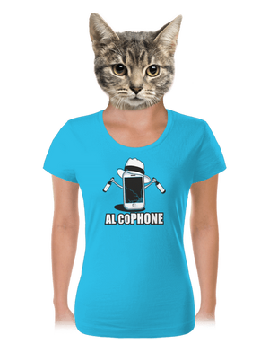 Al Cophone női póló Blue Atol
