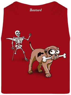 Csontváz férfi trikó Red