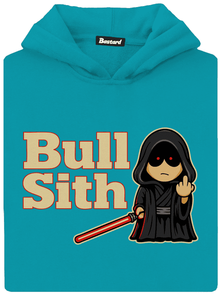 Bull sith gyerek kenguruzsebes pulóver Hawaiian Blue