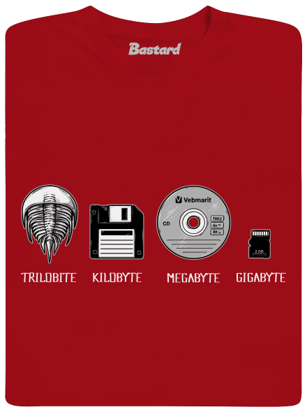 Trilobite férfi hosszú ujjú póló Red