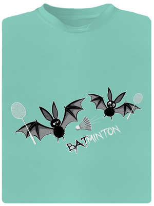 Batminton férfi sportpóló Mint Mal