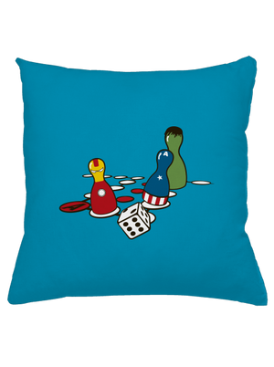 Szuperhős ne haragudj párna Blue Turquoise
