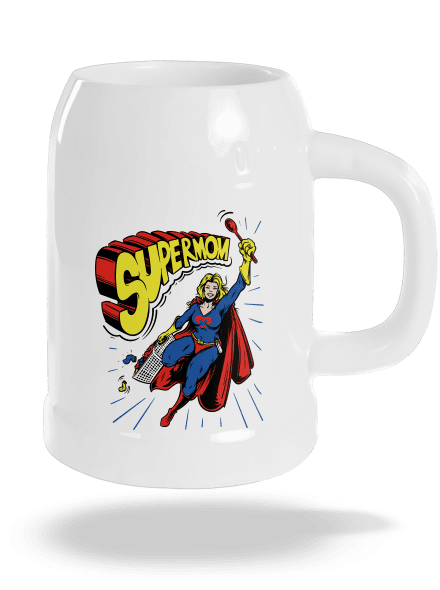 Supermom söröskorsó White