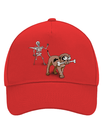 Csontváz baseballsapka Classic Red