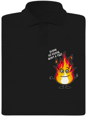 Olyan az eszem, mint a tűz! férfi pólóingek Black