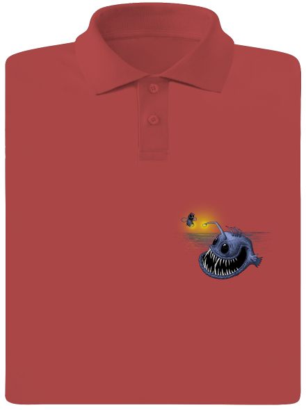 Szívem fénye férfi pólóingek Burgundy