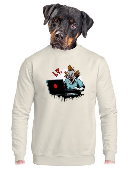 I.T. Clown unisex crewneck Off White