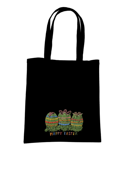 Happy easter táska Black