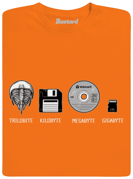 Trilobite férfi póló Orange