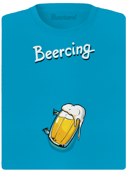Beercing női sportpóló Blue Atol