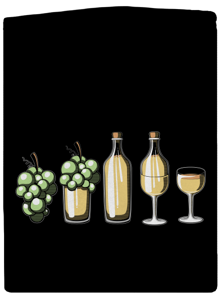 A fehérbor evolúciója cipzáras női pulóver Black