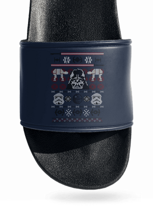 Vadert egy pulóveren papucs Navy