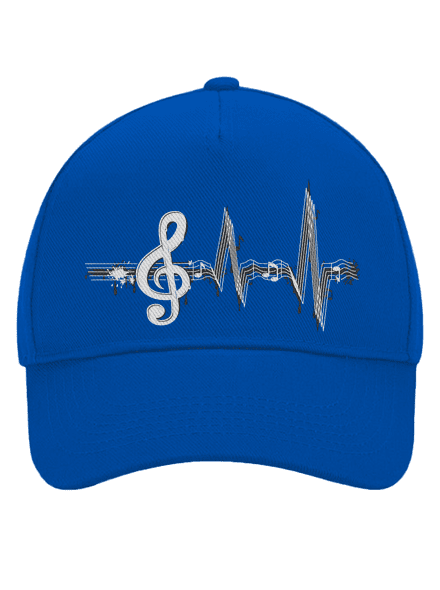 A zene az életem baseballsapka Bright Royal