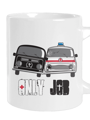 Verseny nagy bögre White