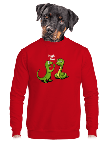 High Five unisex crewneck Red
