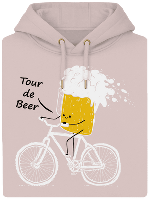 Tour de beer unisex prémium pulóver Rose Chalk
