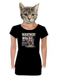 női póló elasztikus alsó szegéllyel