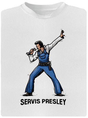 Servis Presley gyerek sport póló White