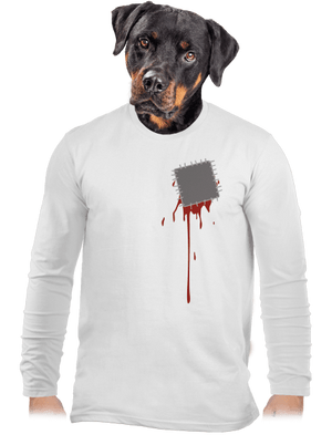 férfi hosszú ujjú póló