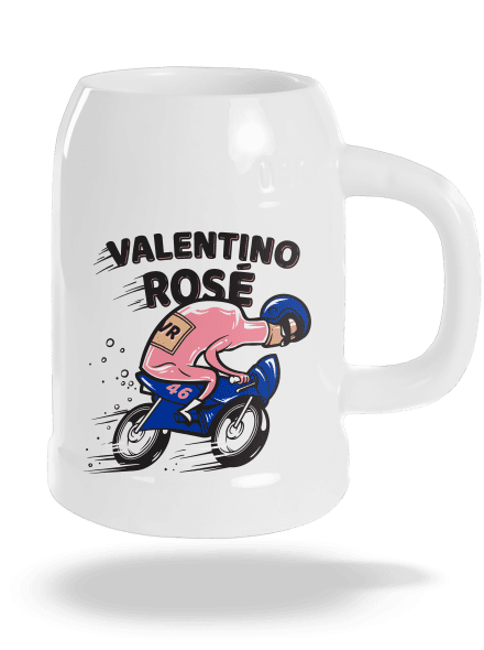 Valentino Rosé söröskorsó White