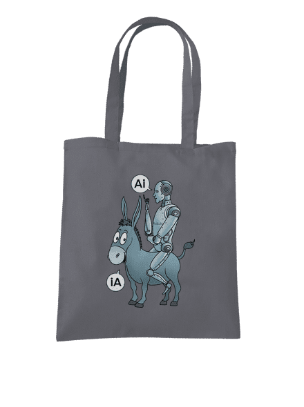 Szamár és AI táska Graphite grey