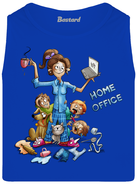 Anyukák home office férfi trikó Royal Blue