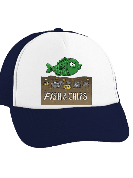 Fish and IT chips teherautós sapka French Navy cap