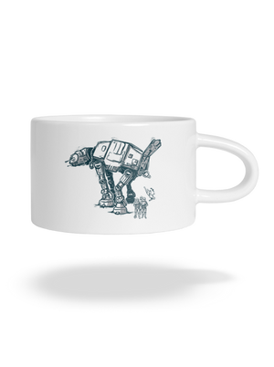 AT-AT macaron bögre White