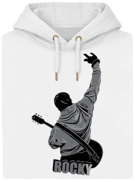 Rocky unisex prémium pulóver Snowwhite