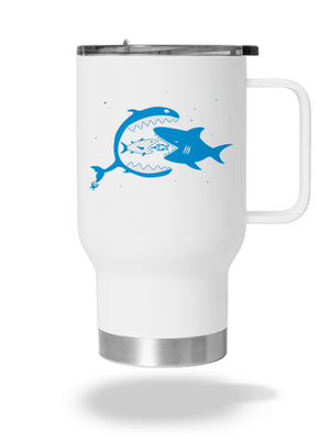 Halak termosz bögre White