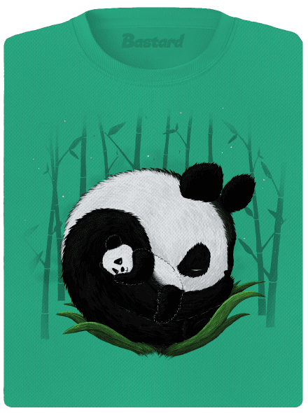 Két alvó panda női sportpóló Mint Mal